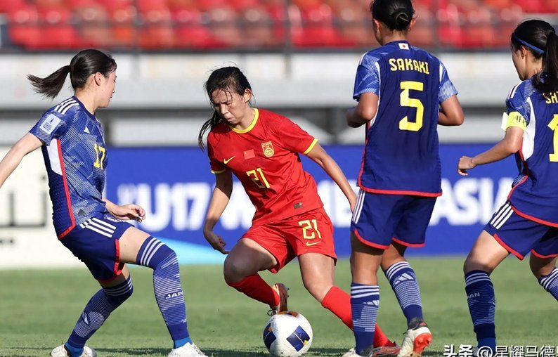 明日之星女子组：中国U17女足5-0皇马U17女足，方珍珠戴帽